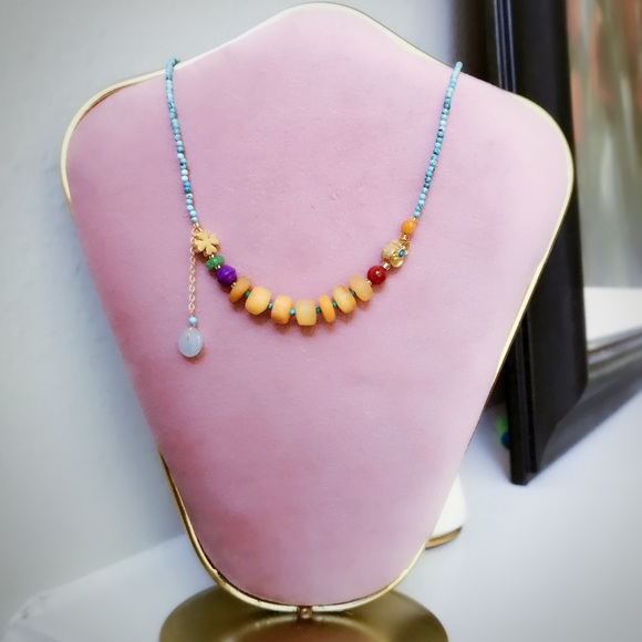 Jewelry - Handcrafted Authentic multi Gemstone necklace